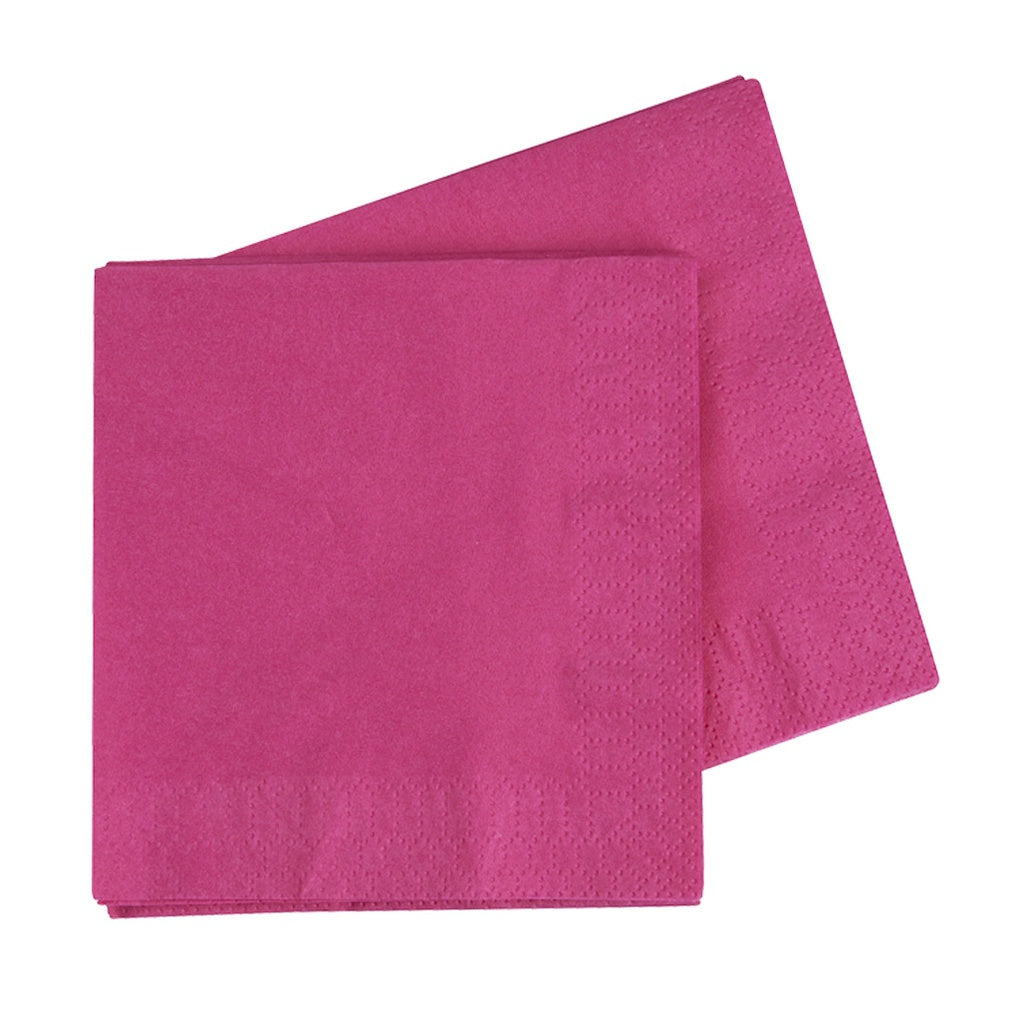 LUNCH NAPKIN 330MM MAGENTA 40PK