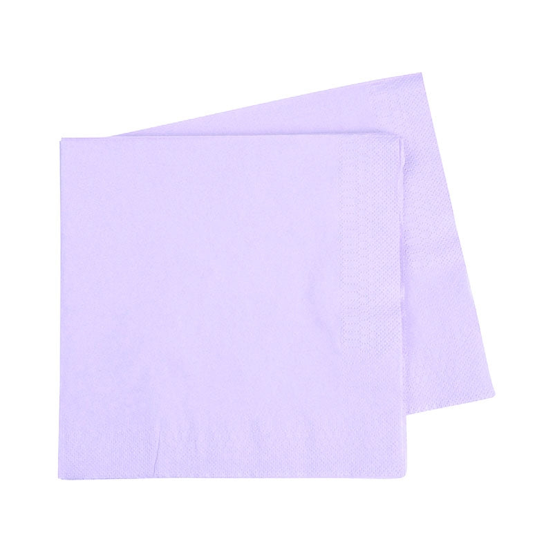 LUNCH NAPKIN 330MM PASTEL LILAC 40PK