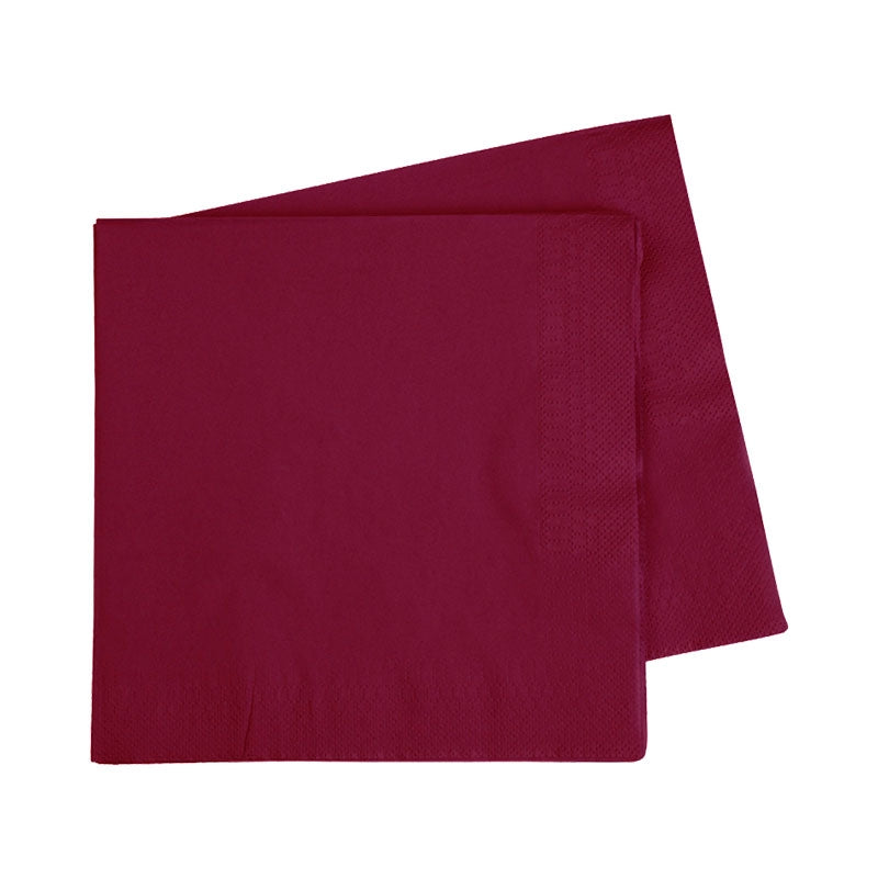 LUNCH NAPKIN 330MM WILD BERRY 40PK