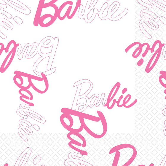 BARBIE NAPKINS LARGE 16PK