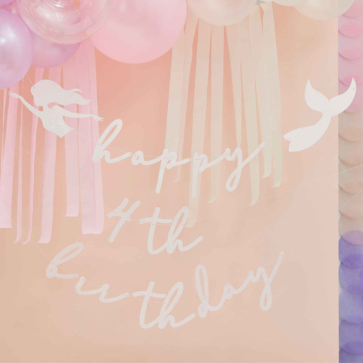 MERMAID HAPPY BIRTHDAY BUNTING