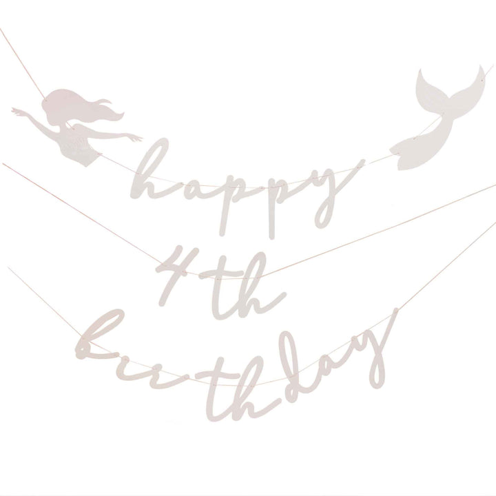 MERMAID HAPPY BIRTHDAY BUNTING