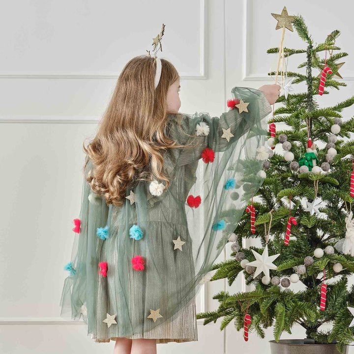 FANCY DRESS CHRISTMAS TREE CAPE