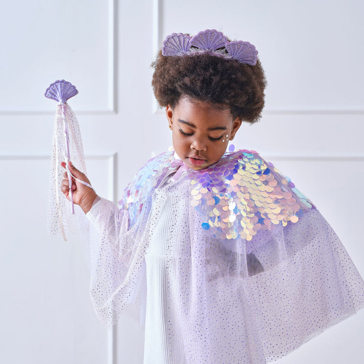 FANCY DRESS MERMAID SHELL CAPE