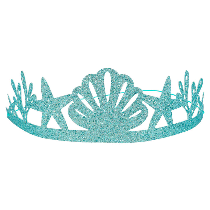 MERMAID PARTY CROWNS 8PK