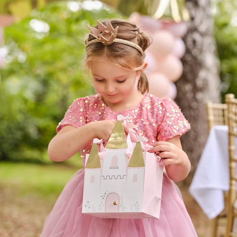 PRINCESS PARTY CASTLE FAVOR BAGS