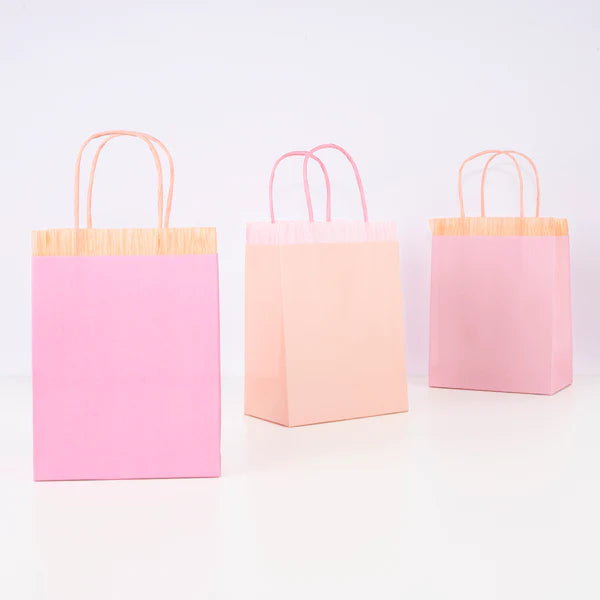 PINK FRINGE PARTY BAGS 8PK - SPECIAL ORDER