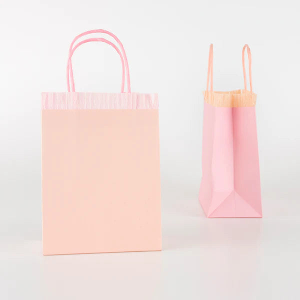 PINK FRINGE PARTY BAGS 8PK - SPECIAL ORDER
